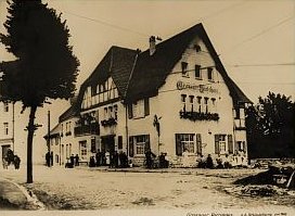 altes Bild vom Gronauer Wirtshaus